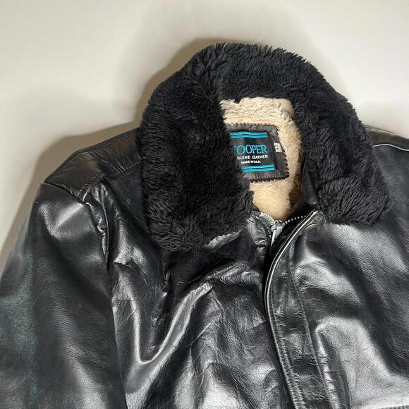 Vintage A-2 Cooper Leather Flight Jacket – Men’s Size 42 – Made in USA - Picture 12 of 13